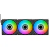 Image de Thermaltake CT120 EX INFINITY ARGB Sync 3Pack Fan (124 mm, 3x), Ventilateur PC, Noir