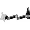 Image de Aavara Superior Series AR210 - Kit de montage (bras articulé) (Mur, 24", 12 kg), Support de moniteur, Noir, Argent