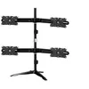 Image de Aavara - Pied - ExperTorque - pour 4 écrans LCD - aluminium, acier - Taille d'écran : 24"-32" - support pour ordinateur de bureau