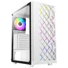 Image de Boîtier PC Azza Spectra RGB ATX moyen tour panneau vitré Blanc