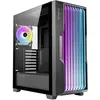 Image de Azza Boitier Moyen Tour ATX Guardian RGB avec panneau vitré (Noir) (ATX, ITX, mATX), Boîtier PC, Noir
