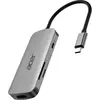 Image de Acer Adaptateur 7in1 Type C : 1 x typeC (USB-C, 7 ports), Station d'accueil + hub USB, Argent