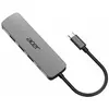 Image de Acer 5-in-1 Type-C Dongle (USB-C, 4 ports), Station d’accueil + hub USB, Argent