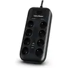 Image de Cyberpower, Multiprise, Tracer III P0820SUF0-FR Protection de tension 8 sorties AC 200 (8x, PECO 7/5, 1.80 m)