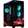 Image de Boîtier PC sans alimentation - BITFENIX - CETO Premium Volcano - Moyen tour - Format ATX - 4x120mm A-RGB - Noir
