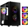 Image de Boitier Pc Sans Alimentation - Bitfenix Nova Mesh Se M-Atx Argb (Noir) - Mini Tour - Format Micro-Atx