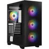 Image de Boîtier PC BITFENIX Flow Noir Moyen tour ATX verre trempé 4 ARGB 120 mm