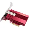 Image de ASUS XG-C100F (PCIe), Carte réseau, Rouge