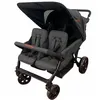 Image de FAMILIDOO - Poussette 4 Places Familidoo Lidoo Star Full Black