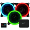 Image de AeroCool Ventilateur Rev RGB Pro (120 mm, 3x), Ventilateur PC, Noir