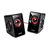 Image de MARS GAMING MS1 - Haut-parleurs - pour PC - 10 Watt (Totale) - noir, rouge