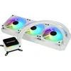 Image de Enermax Liqmax III ELC-LMT360-W-ARGB - Système de refroidissement liquide de processeur - (pour : LGA1200, LGA2066, LGA1150, LGA1151, LGA1155, LGA1156, LGA1366, LGA2011, LGA2011-3, AM4, AM2, AM2+, AM3, AM3+, FM1, FM2, FM2+) - cuivre - 120 mm - blanc
