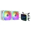 Image de Enermax AQUAFUSION ADV ARGB Snow White 240 AIO CPU Watercooling Intel LGA1700 AM5 Ready,250W+ TDP, Refroidissement liquide CPU, Blanc