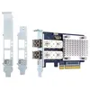 Image de QNAP QXP-16G2FC - Adaptateur de bus hôte - PCIe 3.0 x8 profil bas - 16Gb Fibre Channel Gen 5 x 2 - avec 2 x émetteurs-récepteurs SFP+ (TRX-16GFCSFP-SR) - pour QNAP TS-1277, 463, 677, 877, 977, EC1280, TVS-2472, 682, 872, 882, EC1280, EC1580, EC2480
