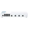 Image de QNAP QSW-M408S - Commutateur - Géré - 8 x 10/100/1000 + 4 x 10 Gigabit SFP+ - de bureau