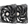 Image de THERMALTAKE Lot de 2 Ventilateurs de boitier ToughFan - 12cm (Noir)