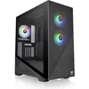 Image de Thermaltake Divider 370 TG ARGB - Mid tower - ATX étendu - panneau latéral fenêtré (verre trempé) - pas d'alimentation (PS/2) - noir - USB/Audio