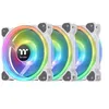 Image de Thermaltake Riing Trio 12 RGB Radiator Fan White TT Premium Edition Universel Ventilateur 12 cm Blanc 3 pièce(s)