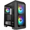 Image de Thermaltake View 300 MX Noir ARGB (ATX, mATX, Mini-ITX), Boîtier PC, Noir