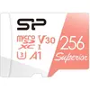 Image de Silicon Power Superior (256 Go, microSDXC, U3, UHS-I), Carte mémoire, Blanc, Rouge