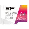 Image de SILICON POWER Elite - Carte mémoire flash (adaptateur microSDXC vers SD inclus(e)) - 64 Go - A1 / Video Class V10 / UHS-I U1 / Class10 - microSDXC UHS-I