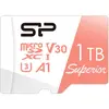 Image de Silicon Power Power MicroSDXC Card Superior Pro Class 10 UHS-1 U3 V30 1TB Colorf (1000 Go, microSDXC, U3, UHS-I), Carte mémoire, Multicolore