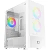 Image de XIGMATEK Oreo Arctic - MT - micro ATX - panneau latéral fenêtré (verre trempé) - pas d'alimentation (ATX / PS/2) - blanc - USB/Audio