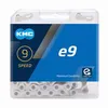 Image de KMC E9 Silver Bicycle Chain 1 / 2x11/128 - 122 Liens