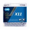Image de KMC X11 EPT Bicycle Chain - 118 Liens - Gray