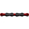 Image de KMC Bicycle Chain DLC 12 126 SCHAKELS - ROUGE / NOIR - 272G