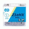 Image de KMC Wide EPT Bikycle Lock - Z1EHX, 112S, 9,2 mm, argent
