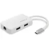 Image de edimax Ue-4308 (USB-C, 4 ports), Station d’accueil + hub USB, Blanc