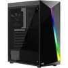 Image de AeroCool Shard - Tour - ATX - panneau latéral fenêtré (acrylique) - pas d'alimentation (ATX) - noir - USB/Audio
