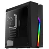 Image de AeroCool Bolt - Tour - ATX - panneau latéral fenêtré (acrylique) - pas d'alimentation (ATX) - noir - USB/Audio