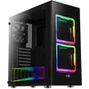 Image de AeroCool Tor - Tour - ATX - panneau latéral fenêtré (verre trempé) - pas d'alimentation (ATX) - noir - USB/Audio
