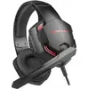 Image de Mars Gaming Casque Micro Gamer Mhx Pro 7.1 (Noir/Rouge) (Filaire), Casque gaming, Rouge, Noir
