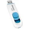 Image de ADATA Clé USB 32Gb C008 Slider USB 2.0 Blanc / Bleu