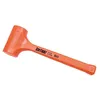Image de IceToolz marteau en caoutchouc 35,5 cm 1100 grammes orange