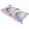 Image de Lian-Li Ventilateurs UNI FAN SL140 RGB PWM, double pack (140 mm, 2x), Ventilateur PC, Blanc