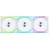 Image de Lian-Li UNI FAN SL Lame inversée sans fil (120 mm, 3x), Ventilateur PC, Blanc, Multicolore