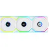 Image de Lian-Li UNI FAN SL Wireless LCD Lüfter, ARGB, PWM, 3er-Pack inkl. Controller - 120 mm, weiss (120 mm, 3x), Ventilateur PC, Blanc