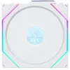 Image de Lian-Li UNI FAN TL LCD Wireless Lüfter, ARGB, PWM - 140mm, weiss (140 mm, 1x), Ventilateur PC, Blanc
