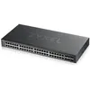 Image de Réseau Modem / Routeur WiFi Zyxel GS1920-48V2 - Switch Smart Administrable 44 ports Gbps RJ45 - 4 ports Gbps combo (RJ45/SFP) - 2 ports Gbps SFP - rackable - compatible NebulaFlex