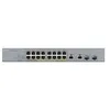 Image de Zyxel GS1350-18HP - Commutateur - intelligent - 16 x 10/100/1000 (PoE+) + 2 x combo Gigabit Ethernet / SFP Gigabit - de bureau - PoE+ (250 W)