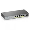 Image de Zyxel GS1350-6HP - Commutateur - intelligent - 5 x 10/100/1000 (PoE+) + 1 x Gigabit SFP (liaison montante) - de bureau - PoE+ (60 W)