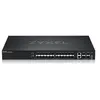 Image de Zyxel XGS2220 Series XGS2220-30F - Commutateur - accès L3, NebulaFLEX Cloud - Géré - 24 x 100/1000 Base-X + 6 x 10 Gigabit (liaison montante) - de bureau, Montable sur rack