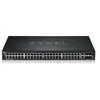 Image de Zyxel XGS2220 Series XGS2220-54 - Commutateur - accès L3, NebulaFLEX Cloud - Géré - 48 x Ethernet Gigabit + 6 x 10 Gigabit (liaison montante) - de bureau, Montable sur rack