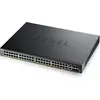 Image de Zyxel Commutateur d'accès de niveau 3, 600W PoE, 48x1G RJ45, 2x10Multi (54 ports), Switch réseau, Noir