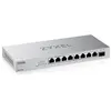 Image de Zyxel XMG-100 Series XMG-108 - Commutateur - non géré - non géré - 8 x 100/1000/2.5G + 1 x Gigabit SFP / 10 Gigabit SFP+ - de bureau, fixation murale