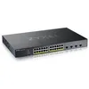 Image de Zyxel XGS1935 Series XGS1935-28HP - Commutateur - géré - L3 Lite - intelligent - 24 x 10/100/1000 (PoE) + 4 x SFP+ 10 Go (liaison montante) - Montable sur rack - PoE+ (375 W) - pour Zyxel DAC10G-1M v2, DAC10G-3M v2, SFP10, SFP-1000, SFP-BX1310-10, SFP-B